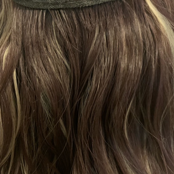 🌹Synthetic Chocolate Brown Highlights Wig - Picture 9 of 9